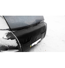 Утеплювач радіатора Peugeot Boxer (Пежо Боксер) з 06-14 із клапанами чорний