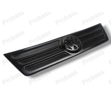 Зимова заглушка решітки радіатора Фольксваген Кадді ( Volkswagen Caddy ) 2004 - 2010р з пластику