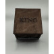 Коробка під годинник " King " з фанери кольором венге 10*10*6 см