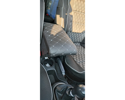 Автомобільний підлокітник Кіа Ріо ( Kia Rio ) 2011-2017 рядок сіра