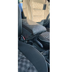 Автомобільний підлокітник Кіа Ріо ( Kia Rio ) 2011-2017 рядок сіра