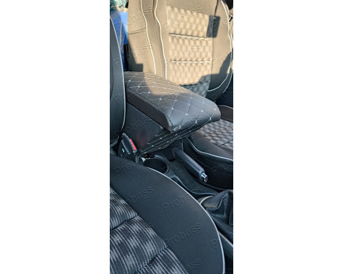 Автомобільний підлокітник Кіа Ріо ( Kia Rio ) 2011-2017 рядок сіра