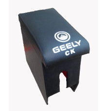 Автомобільний підлокітник Geely CK (Джилі СК) з вишивкою чорний