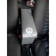 Автомобільний підлокітник Volkswagen Golf 2 ( Фольксваген Гольф 2 ) з вишивкою сірий