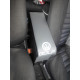 Автомобільний підлокітник Volkswagen Golf 2 ( Фольксваген Гольф 2 ) з вишивкою сірий