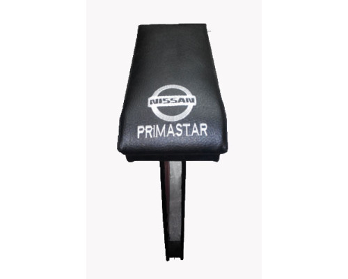 Автомобільний підлокітник Ніссан Прімастар ( Nissan Primastar ) 1+2 з вишивкою чорний