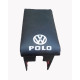 Автомобільний підлокітник Volkswagen Polo ( Фольксваген Поло ) з 1994-2009 з вишивкою чорний
