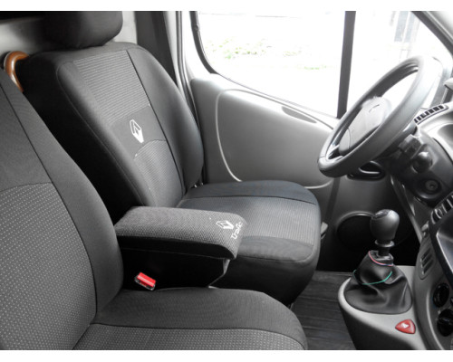 Автомобільний підлокітник Renault Trafic (рено трафік) 1+2 тканевий