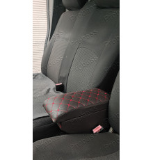 Автомобільний підлокітник Nissan Primastar ( Ніссан Прімастар ) 1+2 рядок червоний