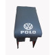 Автомобільний підлокітник Volkswagen Polo (Фольксваген Поло) з 1994-2009 з вишивкою сірий