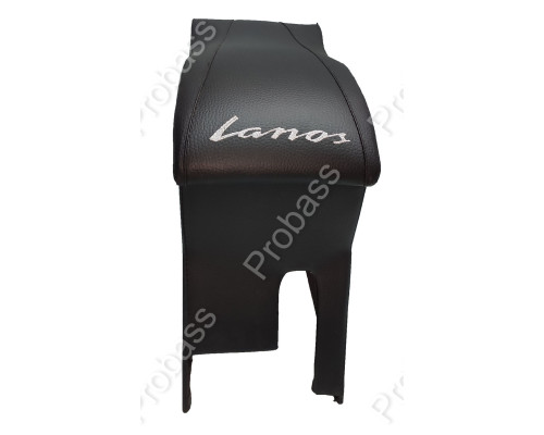 Автомобільний підлокітник Daewoo Lanos Ланос, Сенс хвиля з написом чорний