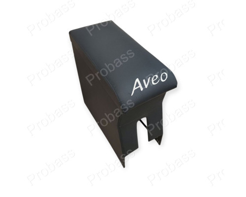 Автомобільний підлокітник Chevrolet Aveo ( Шевроле Авео ) з вишивкой чорний