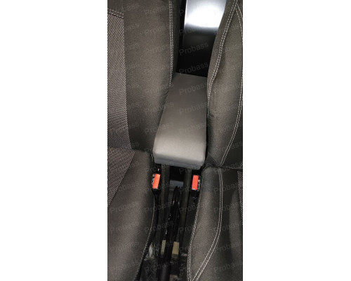 Автомобільний підлокітник Рено Мастер 3 ( Renault Master 3 ) ( 2010 - 2024р ) 1+2 чорний без напису