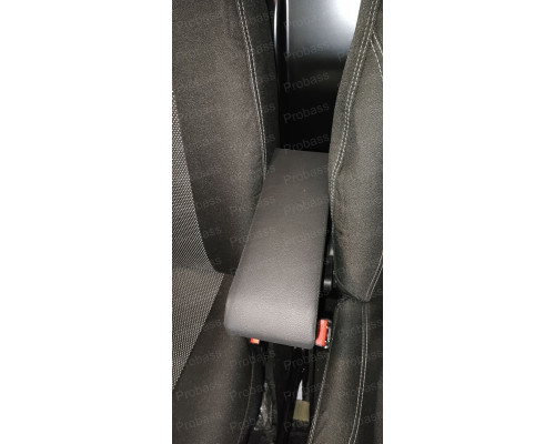 Автомобільний підлокітник Рено Мастер 3 ( Renault Master 3 ) ( 2010 - 2024р ) 1+2 чорний без напису