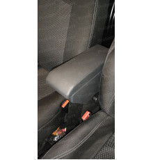 Автомобільний підлокітник Рено Мастер 3 ( Renault Master 3 ) ( 2010 - 2024р ) 1+2 чорний без напису