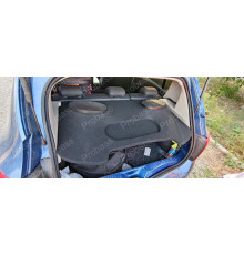 Акустична полиця Renault Sandero (Рено Сандеро) з 2012 року піраміда посилена фанерою карпет чорний