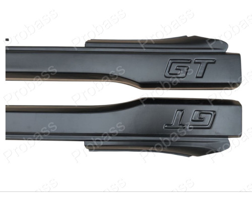Автомобільні накладки на пороги ВАЗ 2110 - 2111 - 2112 "GT" ( 5215 )
